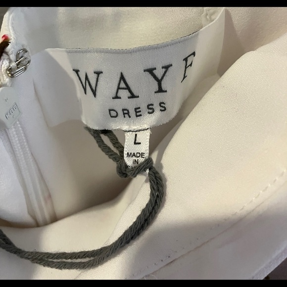 NWT, WAYF open front dress, sz Lg - Picture 5 of 6